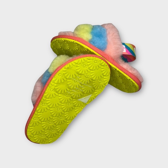 Ugg Fluff Yeah Peach Bliss Slide - Picture 3 of 4